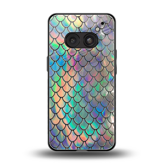 Mermaid back phone cover | glass case for nothing phone 2a plus