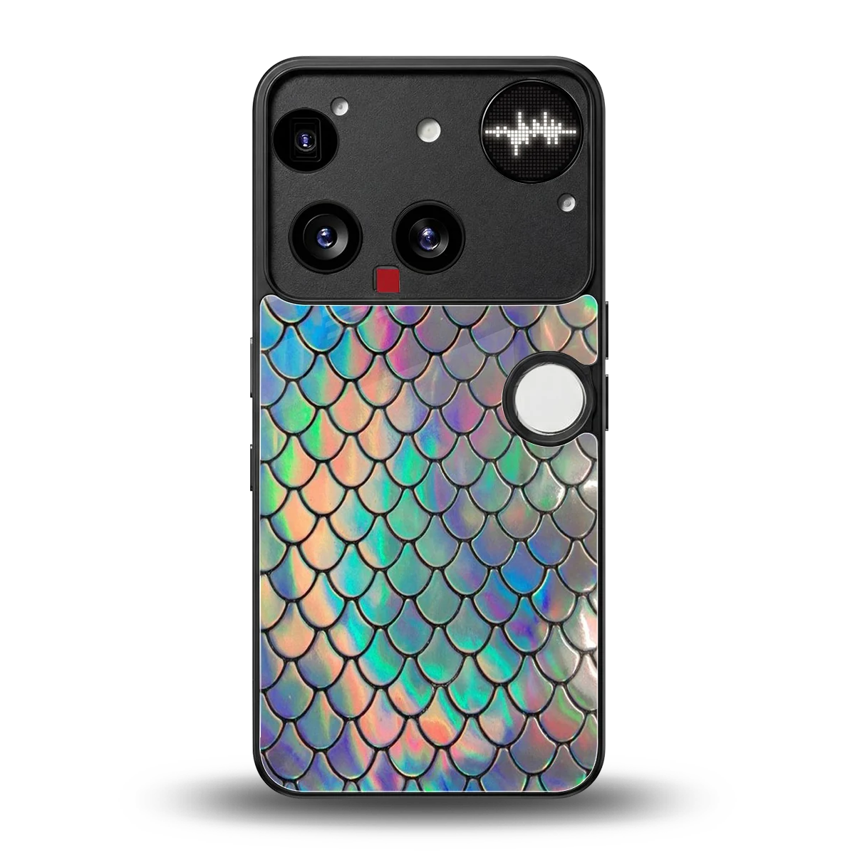 Mermaid back phone cover | glass case for nothing phone 3