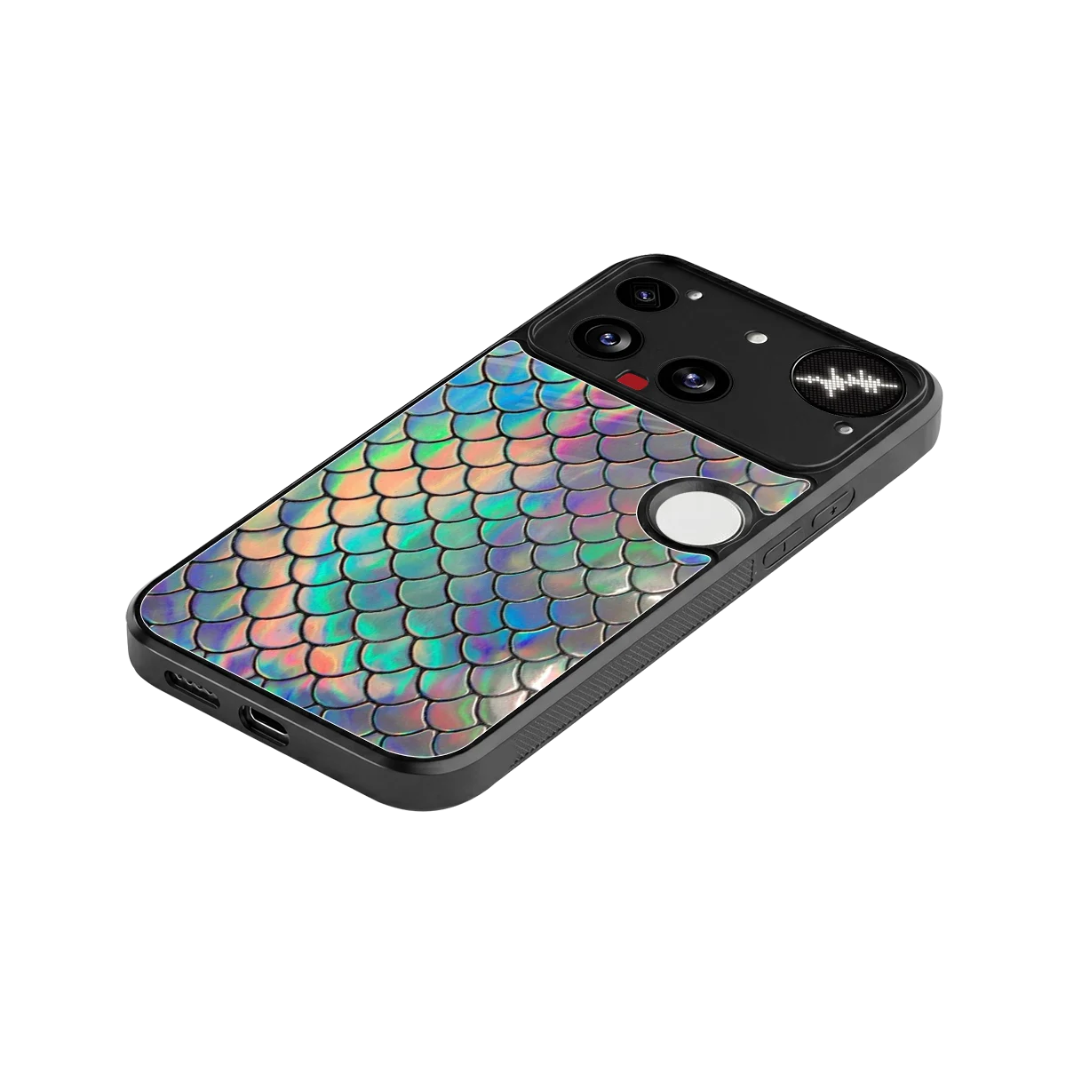 Mermaid stylish phone case for nothing phone 3 | glossy glass and slim fit