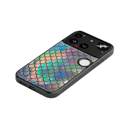 Mermaid stylish phone case for nothing phone 3 | glossy glass and slim fit