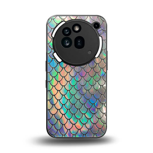 Mermaid back phone cover | glass case for nothing phone 3a pro