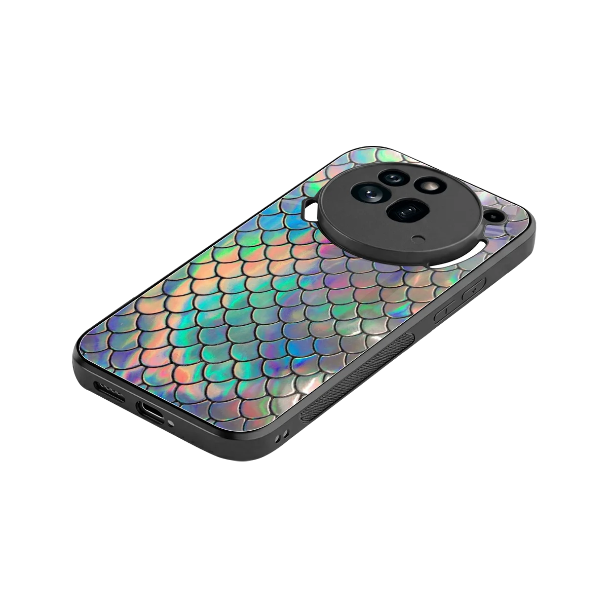 Mermaid stylish phone case for nothing phone 3a pro | glossy glass and slim fit
