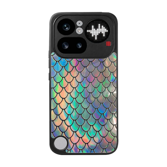 Mermaid back phone cover | glass case for nothing phone 4a pro