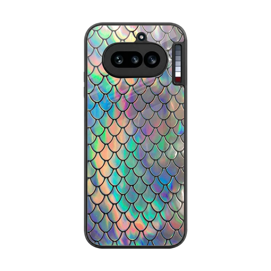 Mermaid back phone cover | glass case for nothing phone 4a