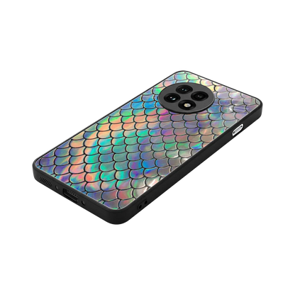 Mermaid stylish phone case for oneplus 13r | glossy glass and slim fit