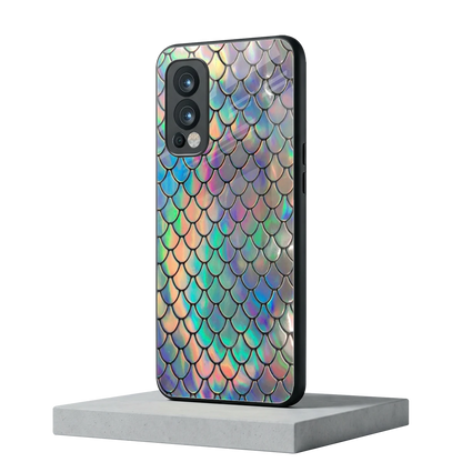Mermaid oneplus nord 2 mobile cover | shockproof glass phone case