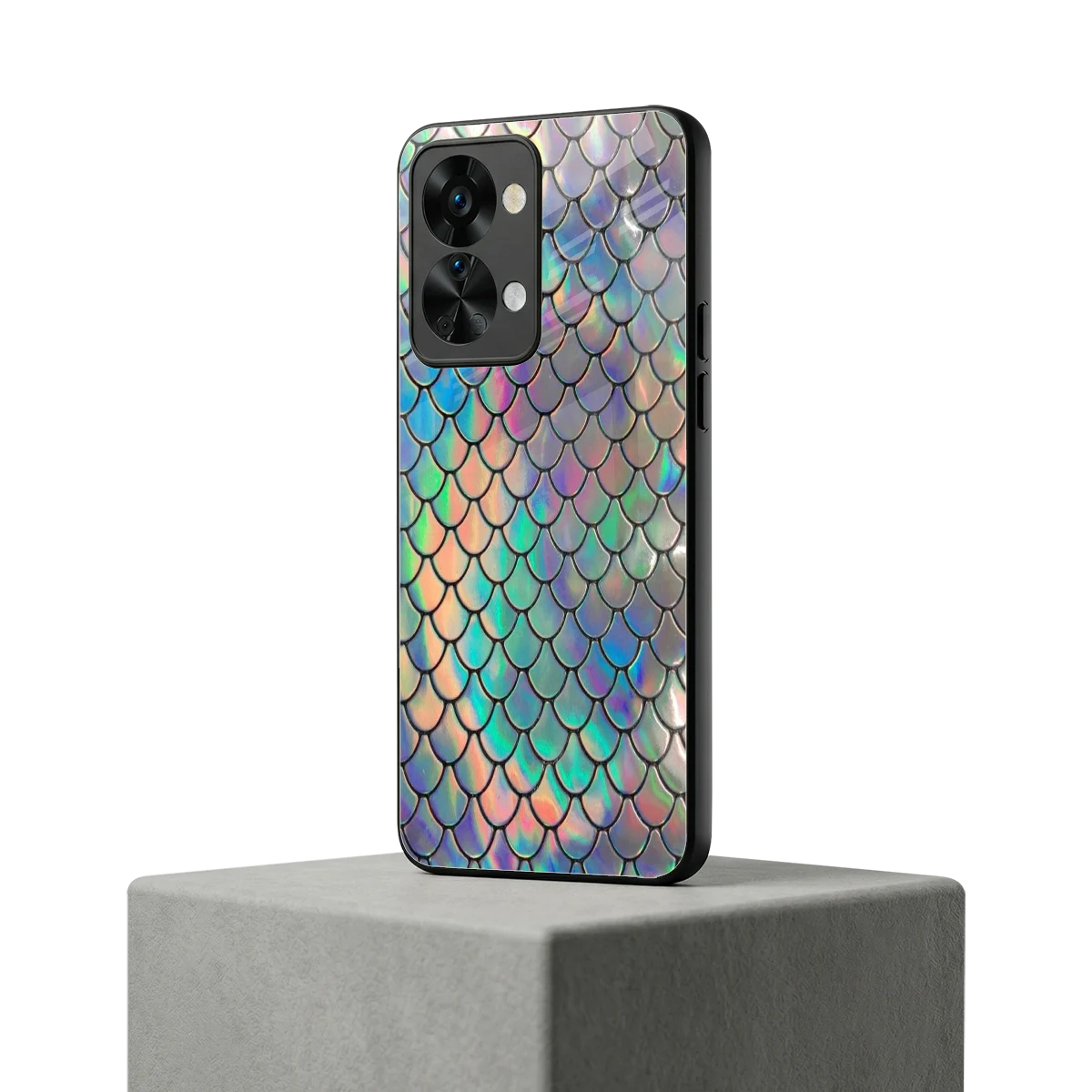 Mermaid oneplus nord 2t mobile cover | shockproof glass phone case