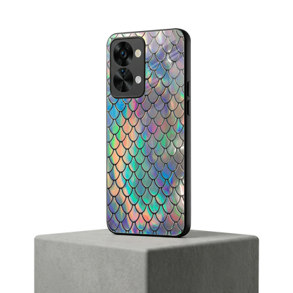 Mermaid oneplus nord 2t mobile cover | shockproof glass phone case