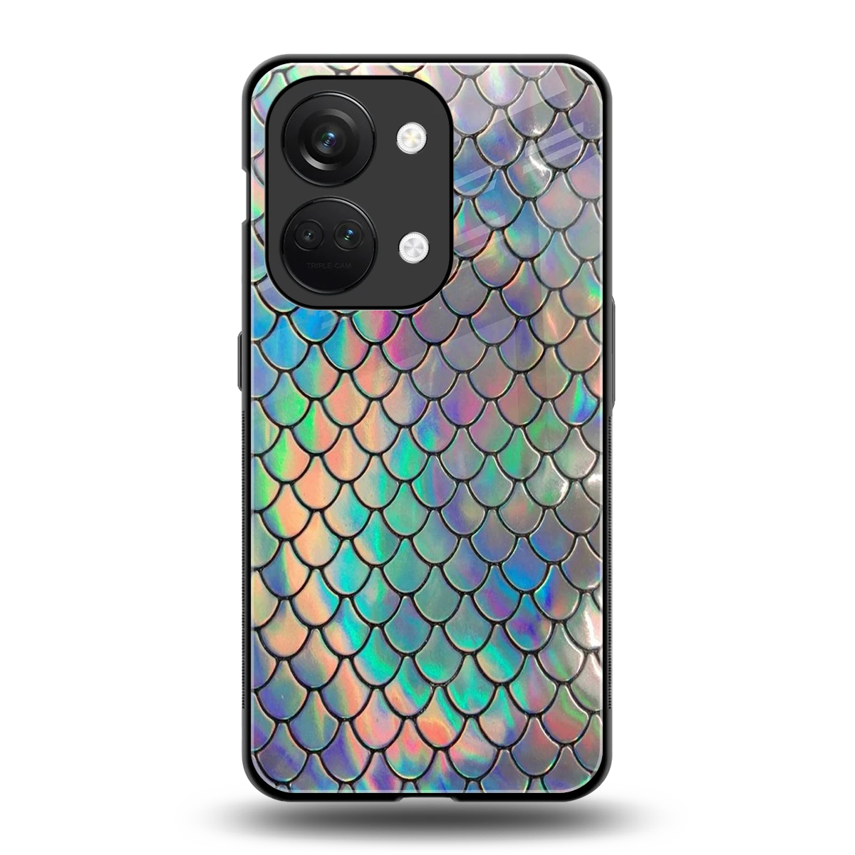 Mermaid back phone cover | glass case for oneplus nord 3