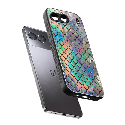 Mermaid sleek oneplus nord 4 cover with tempered glass back and TPU edges