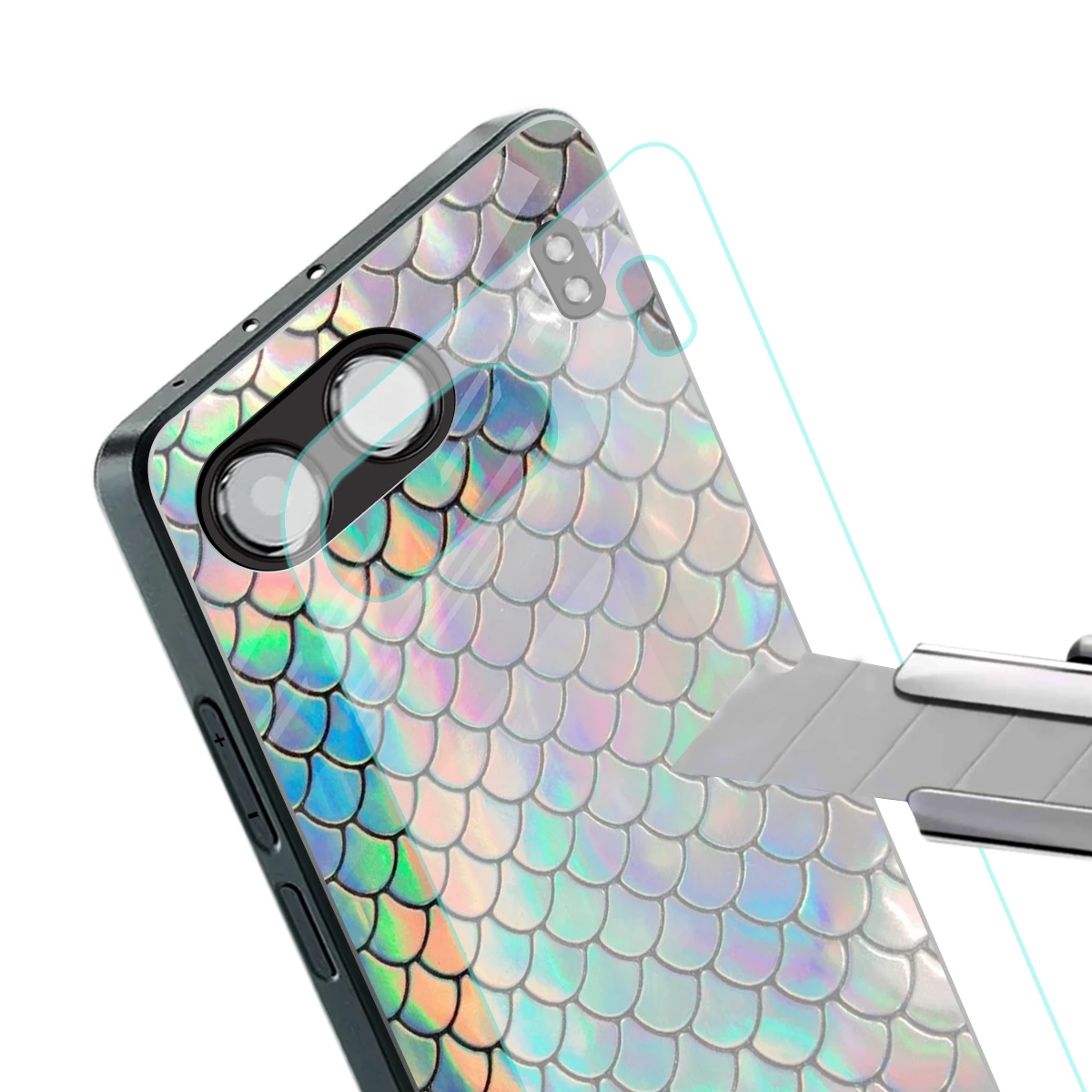 Mermaid stylish phone case for oneplus nord 4 | glossy glass and slim fit