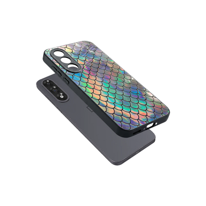 Mermaid sleek oneplus nord 5 cover with tempered glass back and TPU edges