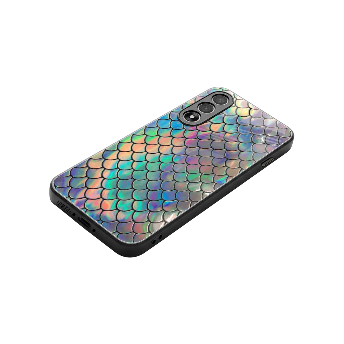 Mermaid stylish phone case for oneplus nord 5 | glossy glass and slim fit