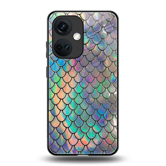 Mermaid back phone cover | glass case for oneplus nord ce 3
