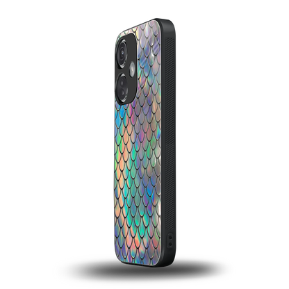 Mermaid oneplus nord ce 3 mobile cover | shockproof glass phone case