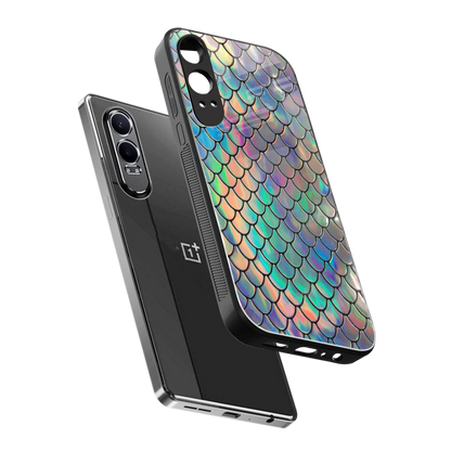 Mermaid sleek oneplus nord ce 4 lite cover with tempered glass back and TPU edges