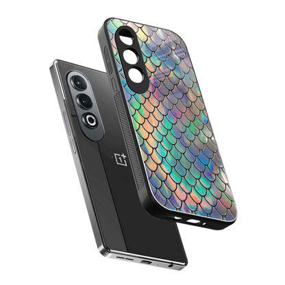 Mermaid sleek oneplus nord ce 4 cover with tempered glass back and TPU edges