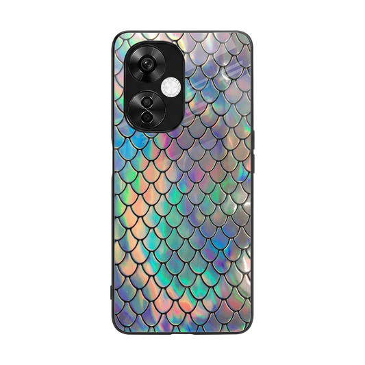 Mermaid back phone cover | glass case for oneplus nord ce 3 lite