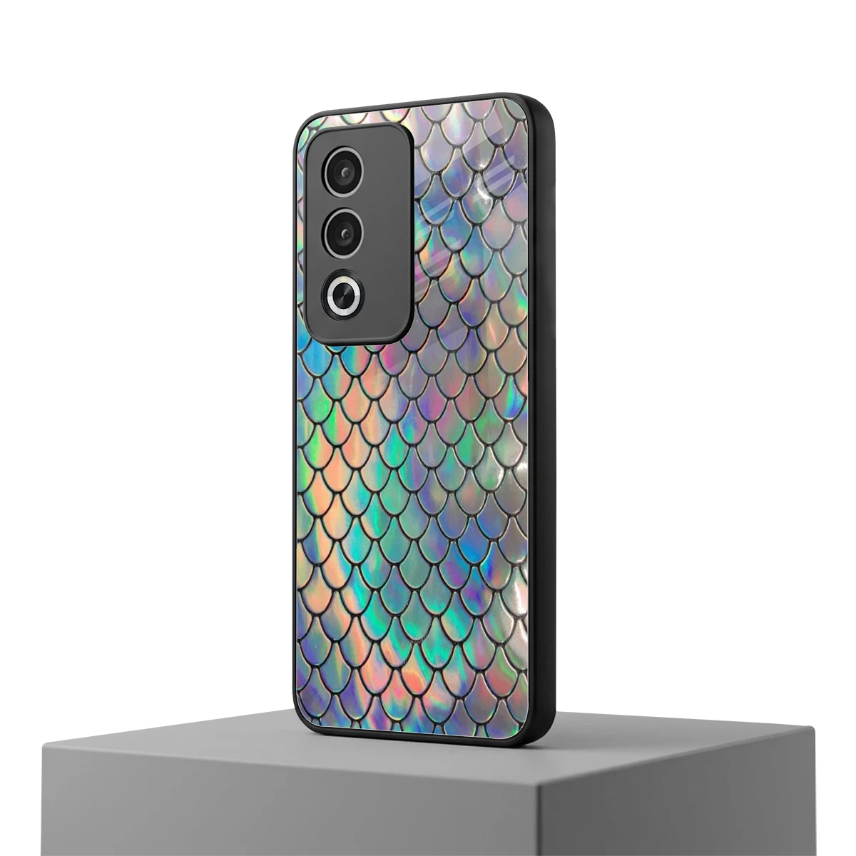 Mermaid oppo a3 pro mobile cover | shockproof glass phone case