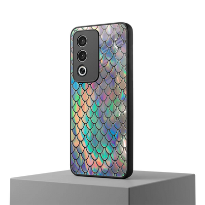 Mermaid oppo a3 pro mobile cover | shockproof glass phone case
