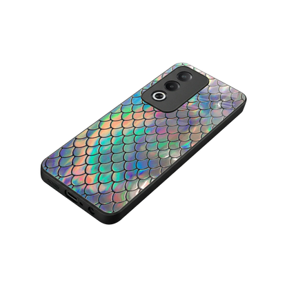 Mermaid stylish phone case for oppo a3 pro | glossy glass and slim fit