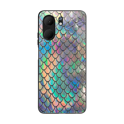 Mermaid back phone cover | glass case for oppo a5x 5g