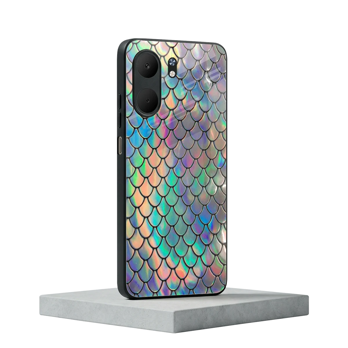 Mermaid oppo a5x 5g mobile cover | shockproof glass phone case