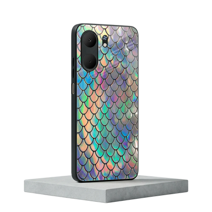 Mermaid oppo a5x 5g mobile cover | shockproof glass phone case