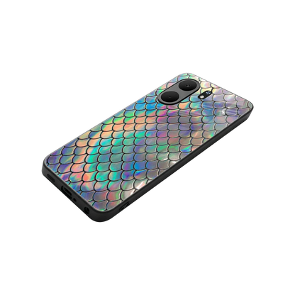 Mermaid stylish phone case for oppo a5x 5g | glossy glass and slim fit