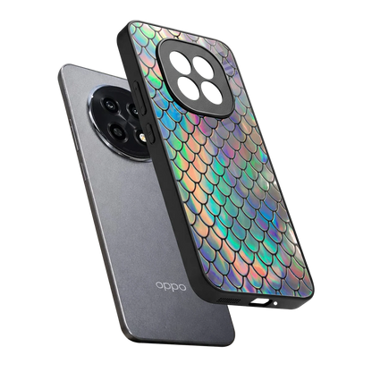 Mermaid sleek oppo f29 pro 5g cover with tempered glass back and TPU edges