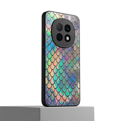 Mermaid oppo f29 pro 5g mobile cover | shockproof glass phone case