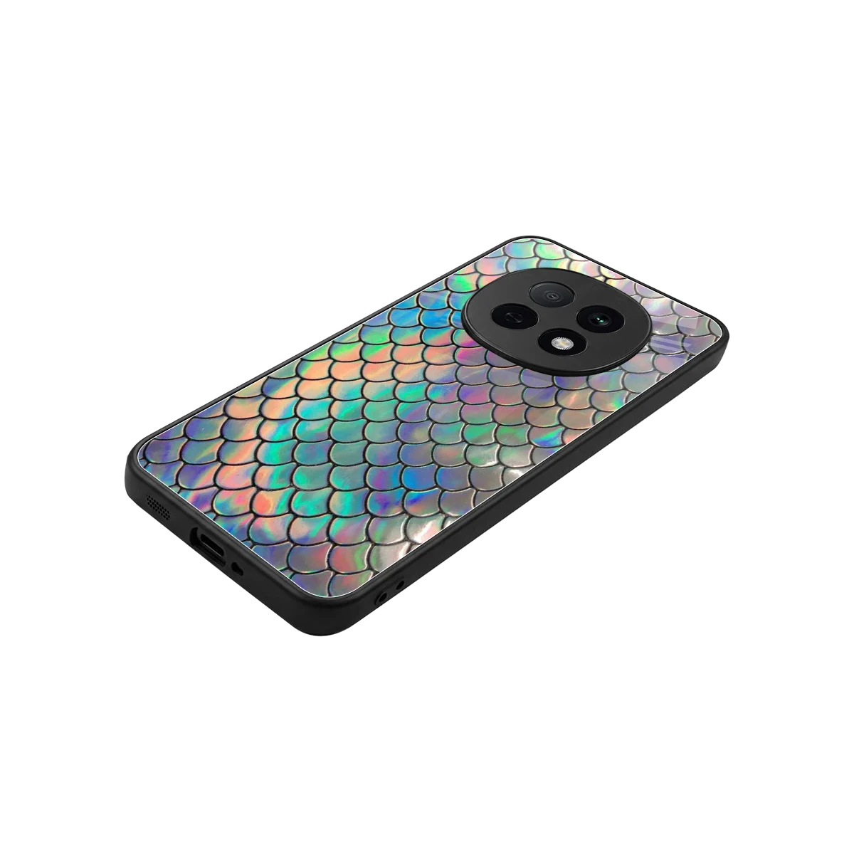 Mermaid stylish phone case for oppo f29 pro 5g | glossy glass and slim fit