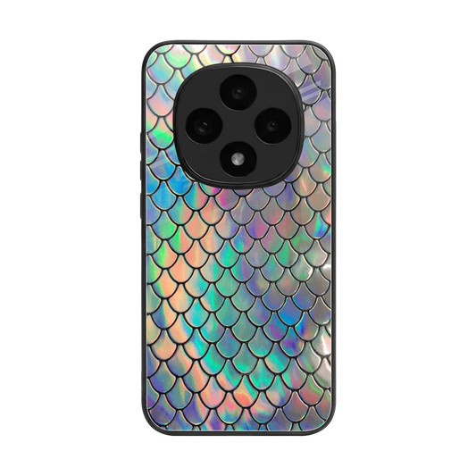 Mermaid back phone cover | glass case for oppo f31 pro 5g