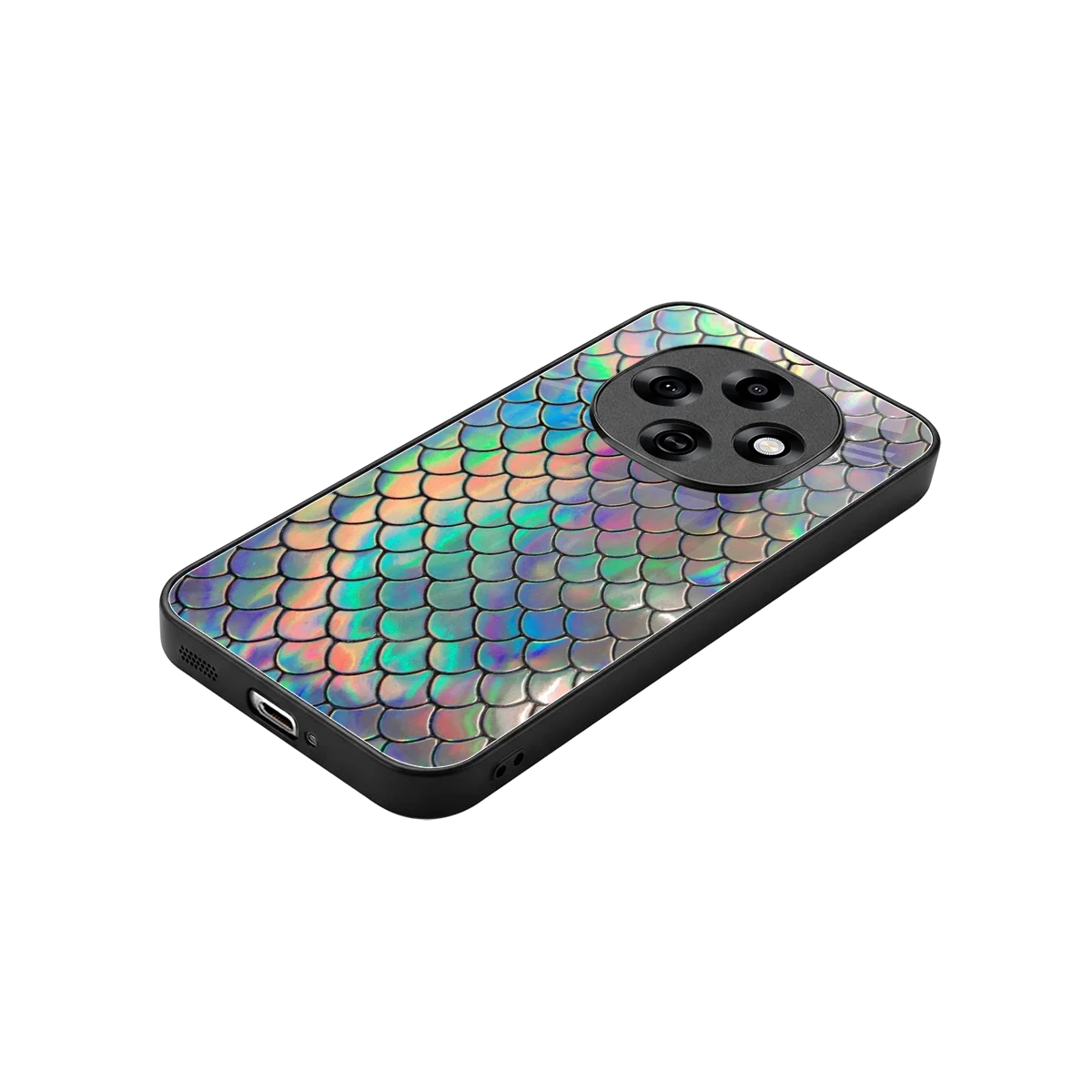 Mermaid stylish phone case for oppo f31 pro 5g | glossy glass and slim fit