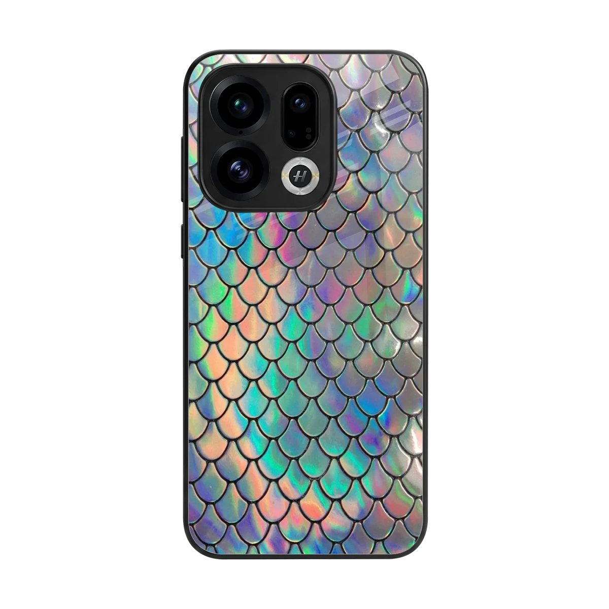 Mermaid back phone cover | glass case for oppo find x9