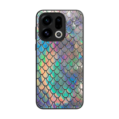 Mermaid back phone cover | glass case for oppo find x9
