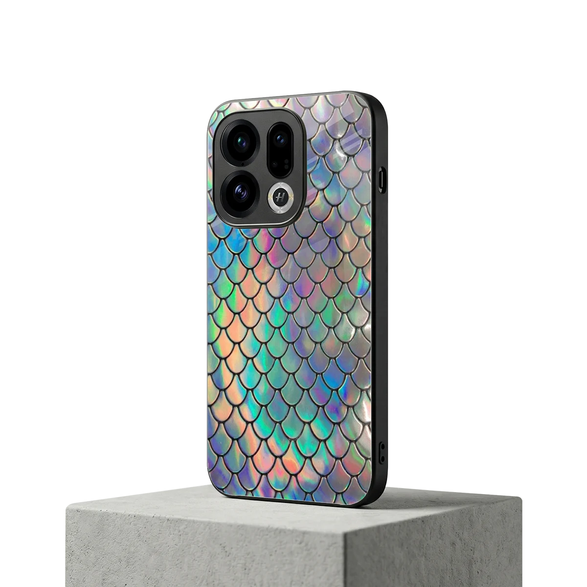 Mermaid oppo find x9 mobile cover | shockproof glass phone case