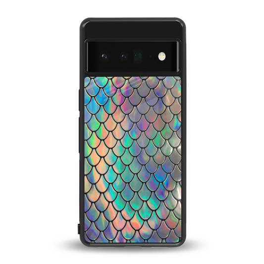 Mermaid back phone cover | glass case for google pixel 6 pro