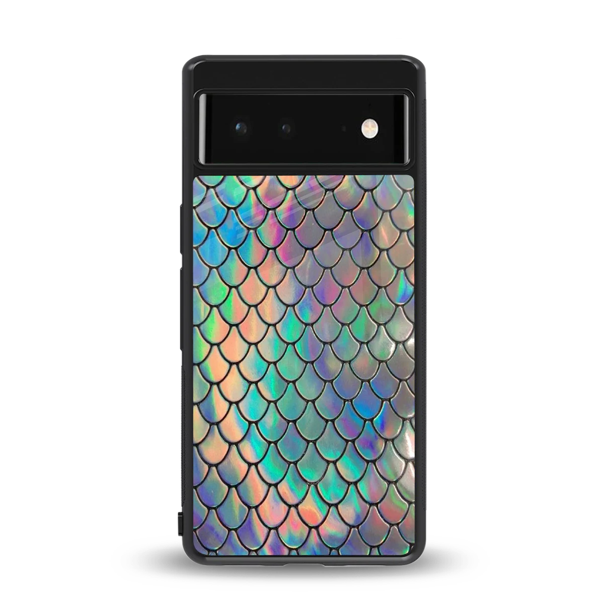 Mermaid back phone cover | glass case for google pixel 6