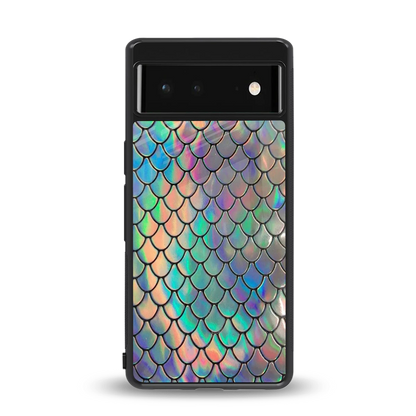 Mermaid back phone cover | glass case for google pixel 6