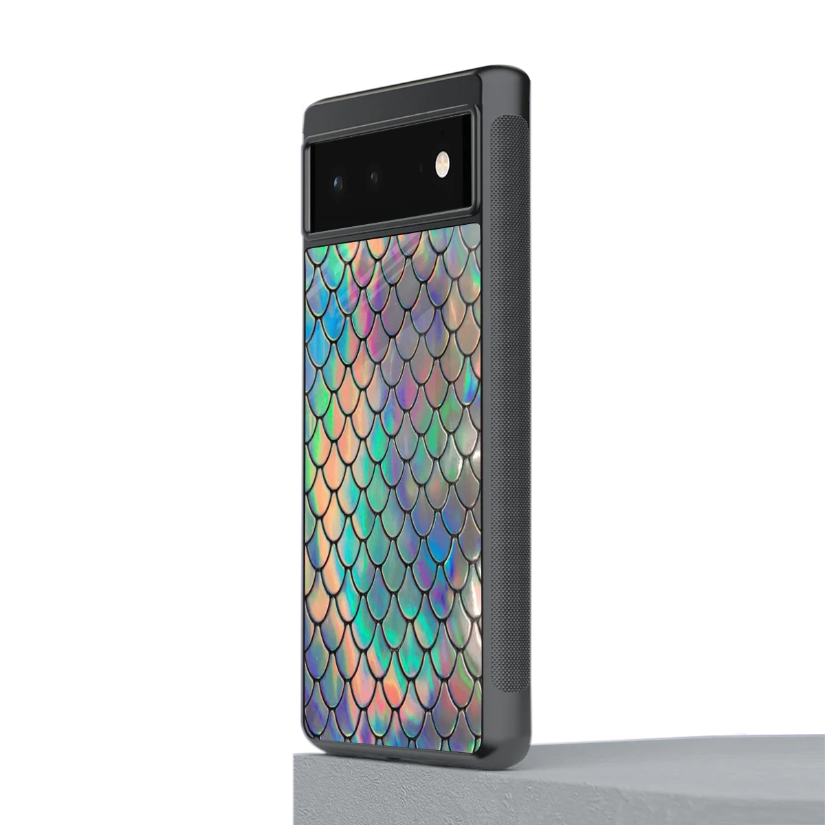 Mermaid stylish phone case for google pixel 6a | glossy glass and slim fit