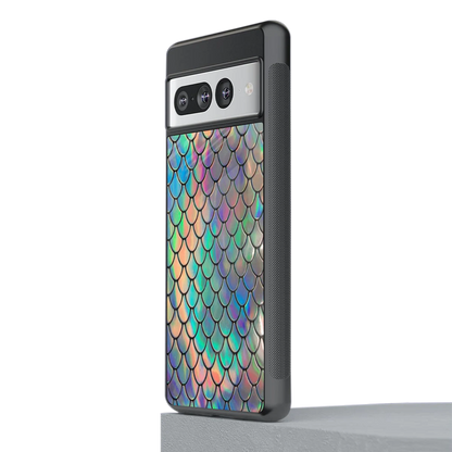 Mermaid stylish phone case for google pixel 7 pro | glossy glass and slim fit