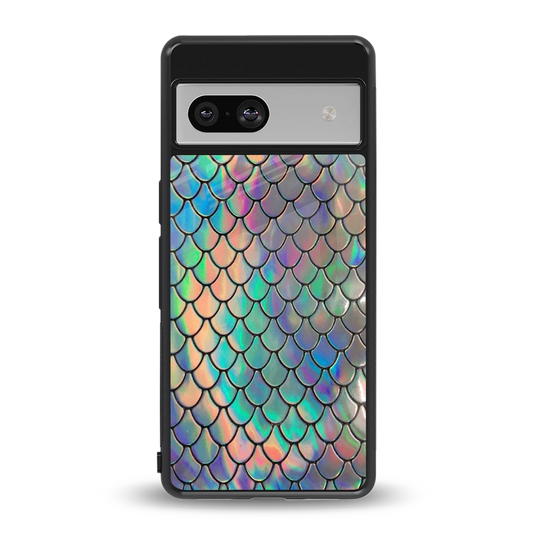 Mermaid back phone cover | glass case for google pixel 7a