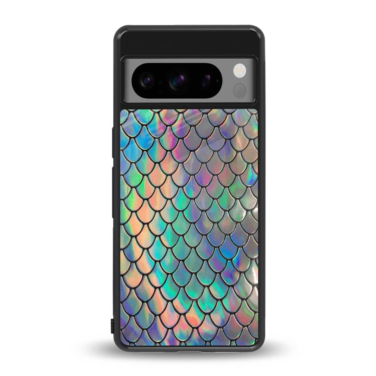 Mermaid back phone cover | glass case for google pixel 8 pro