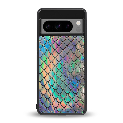 Mermaid back phone cover | glass case for google pixel 8 pro