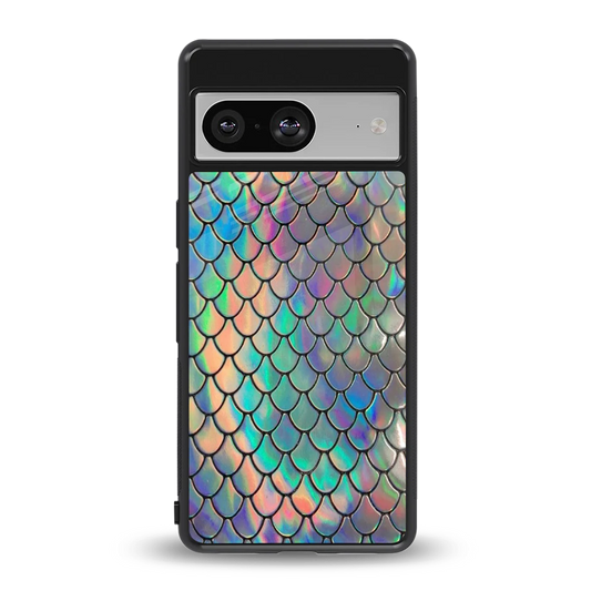 Mermaid back phone cover | glass case for google pixel 8