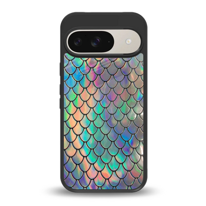 Mermaid back phone cover | glass case for google pixel 9