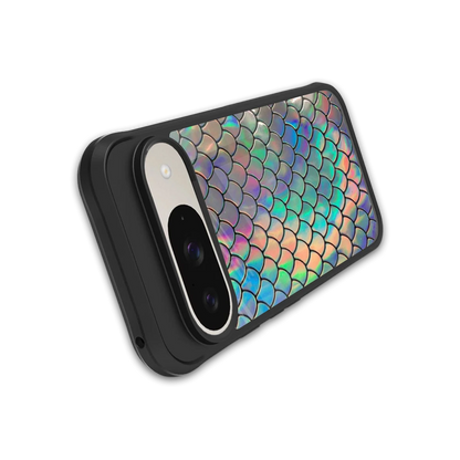 Mermaid stylish phone case for google pixel 9 | glossy glass and slim fit
