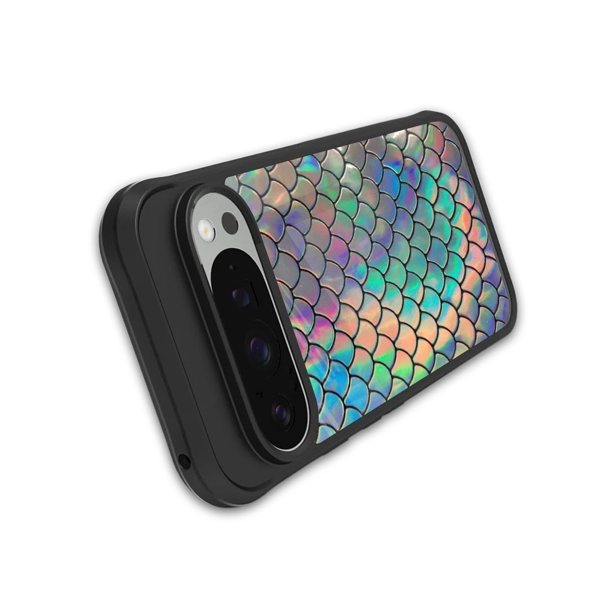 Mermaid stylish phone case for google pixel 9 pro | glossy glass and slim fit