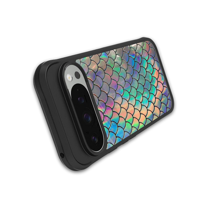 Mermaid stylish phone case for google pixel 9 pro | glossy glass and slim fit